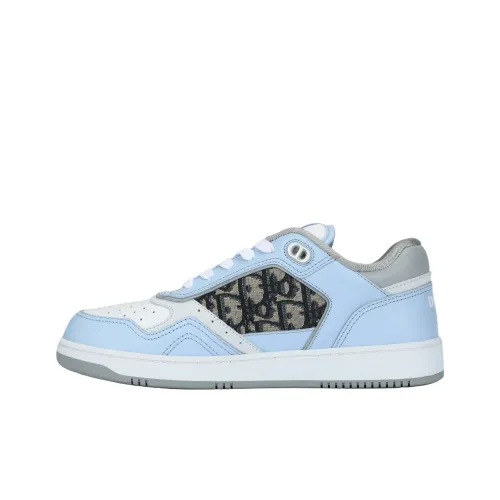 DIOR B27 Низкий Топ Стильный Скейтбординг Мужской Светло-Синий Серый
