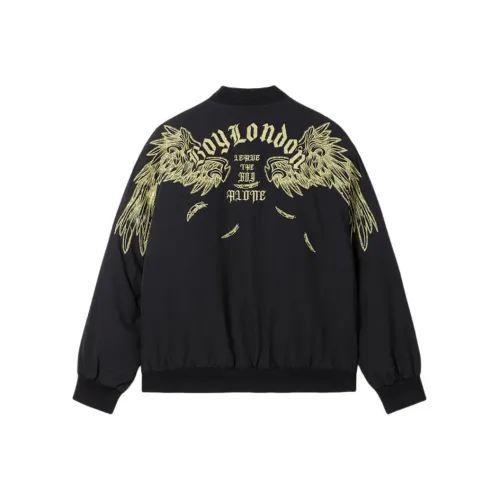 BOY LONDON Хлопковый пуховик унисекс черного цвета