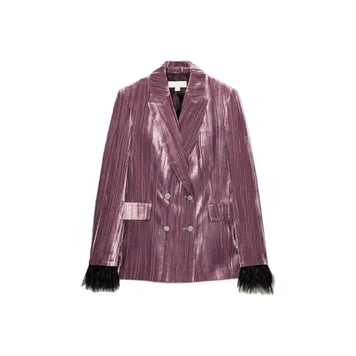 ZARA Collaboration Фиолетовый Женские Деловые костюмы