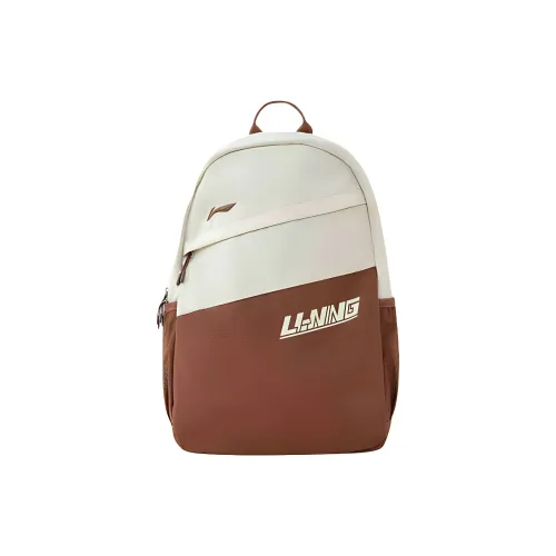 Лайнер Полиэстер Рюкзак Унисекс Белый Кофейный Цвет