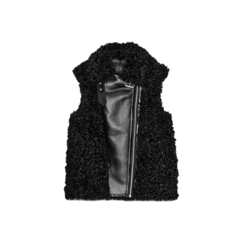 ZARA ZW Series Черные Женские Жилеты