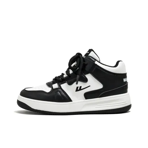 Warrior визуально увеличивает рост устойчивые к истиранию легкие противоскользящие высокие кроссовки для скейтбординга унисекс белый черный