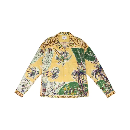 RHUDE Palmina Silk LS Button Down Down Shirt Men's