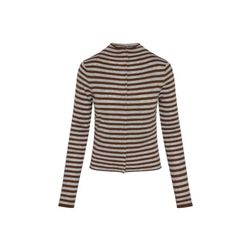 FRANKIES BIKINIS Leo Knit Button Up Cardigan Knit Women's