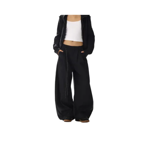 UNA RETA Черный Унисекс Костюм Брюки