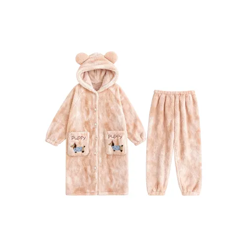 O'MESIK Pink Women's Pajama Sets