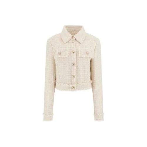 GUESS Сливочный Женский Куртки