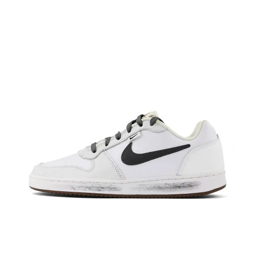 Nike EBERNON Устойчивые к истиранию Низкие Кроссовки для скейтбординга Мужские Белые