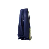 Темно-синий, синий, желтый, полосы, с флисовой подкладкой