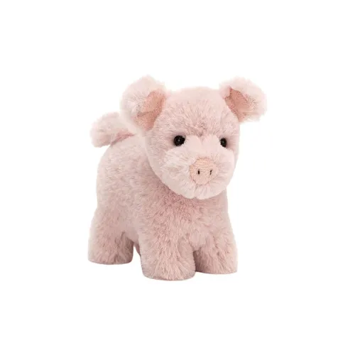 JELLYCAT Farm Animal Collection Diddle Поросенок Плюшевая Кукла 10 см Длина Тела