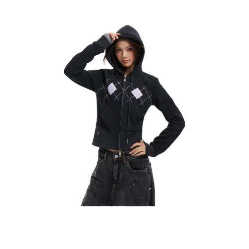 APEA Черный Серый Женский Свитшот