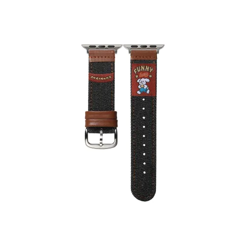 Trendy Wrist Ремешок Apple Совместимость Кожа Нейлоновый Материал