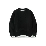 Черный с флисовой подкладкой