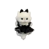 Чёрная пряжа, котенок, платье