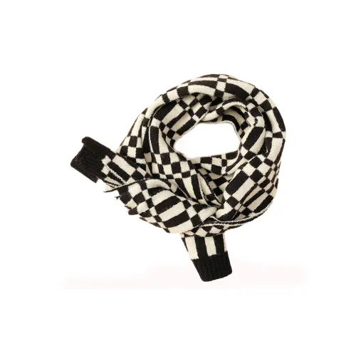 FireMonkey Пряжа Вязаные Шарфы Унисекс Черный Белый