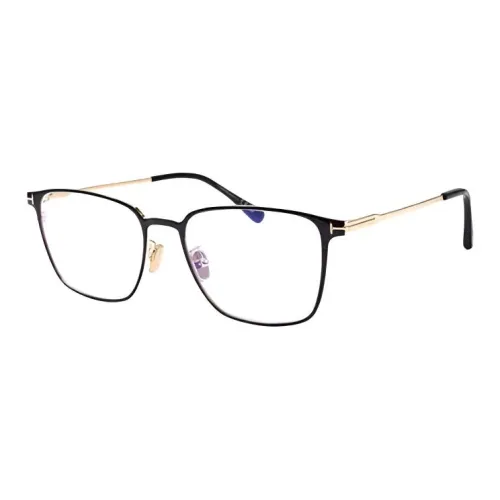 TF Сплав Квадратные Очки с Диоптриями Унисекс Черный Золото