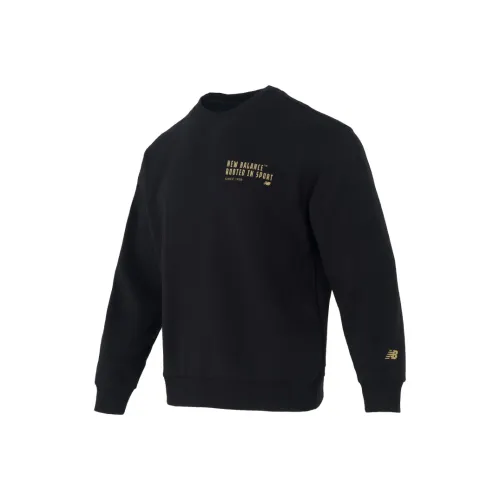 New Balance Мужские Черные Свитшоты