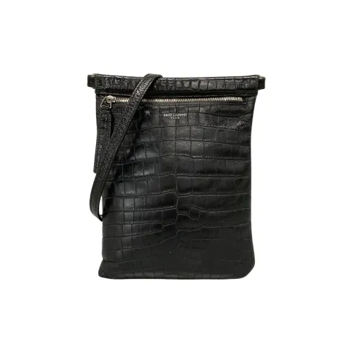 SAINT LAURENT Кожа Сумка через плечо Мужская Черная