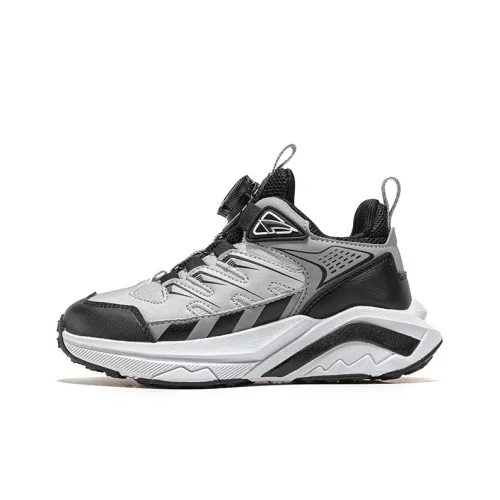 7 PE Устойчивый к истиранию Легкий Амортизирующий Противоскользящий Низкий Топ KIDS Lifestyle Shoes Черный Серый 2025 Подростки