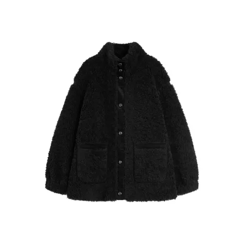 ELLE Черный Женские Бархатные Куртки