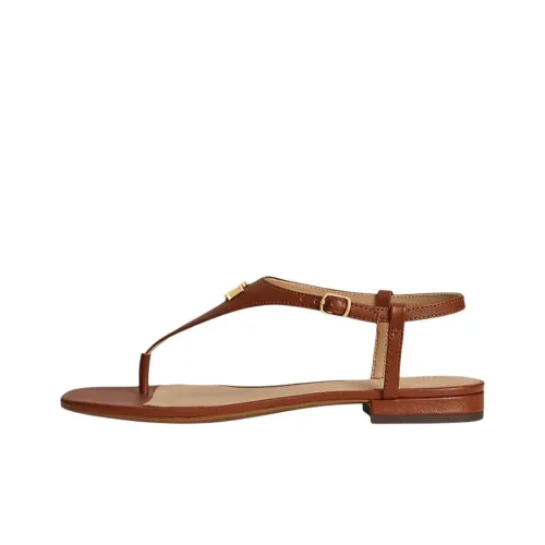 LAUREN RALPH LAUREN Everley II Crosshatch One Ремень Сандалии Женские Коричневый