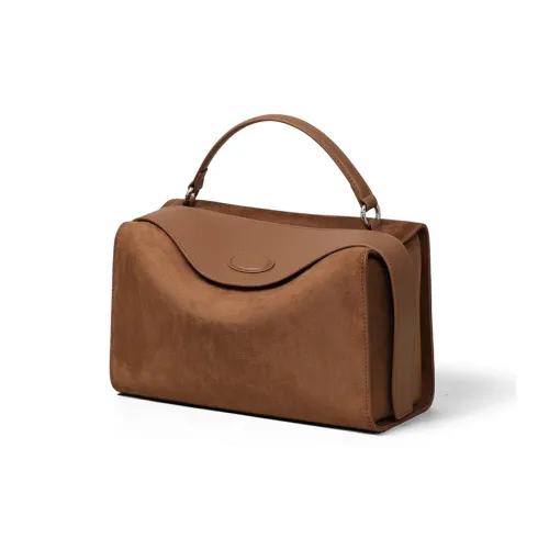 Crtnzo Kroez Коровья кожа Сумка Обычный Женский Молочно-чайный Коричневый