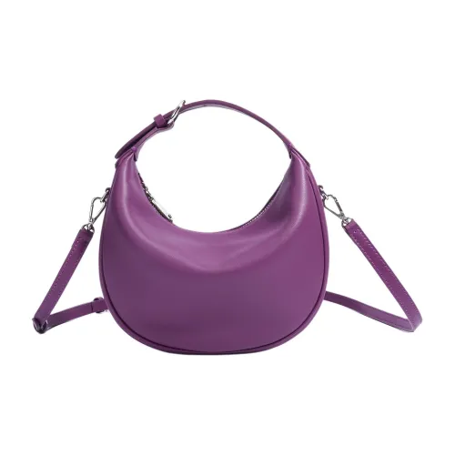 SOSITE Сумка из коровьей кожи в форме полумесяца через плечо женская многоцветная