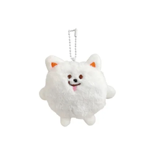 MORTEN SOLUM Круглый шар Самоед Плюшевый Брелок 10 см Длина Тела