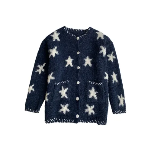 MDEHT Темно-синий женский трикотаж