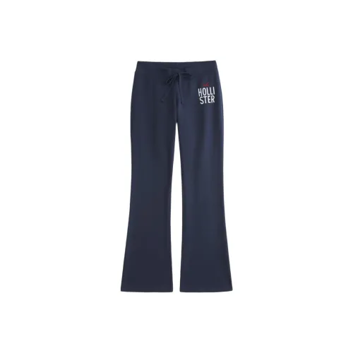 Hollister Морской Синий Женские Повседневные Штаны