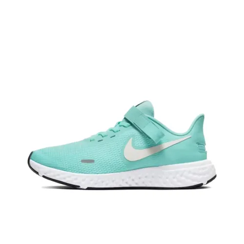 Nike REVOLUTION 5 Устойчивый к истиранию Низкий Топ Повседневные Беговые кроссовки Женские Зеленые