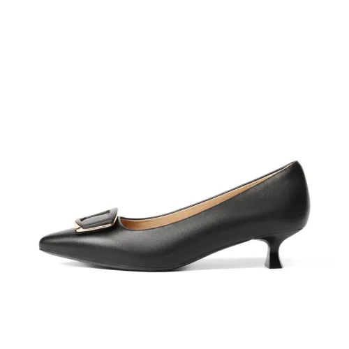 BELLE Туфли на высоком каблуке 4CM Женские Черные