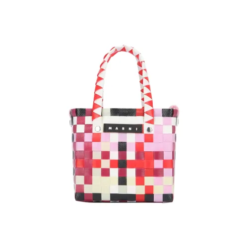 MARNI Сумка из коровьей кожи в форме корзины Мини Женская Многоцветная