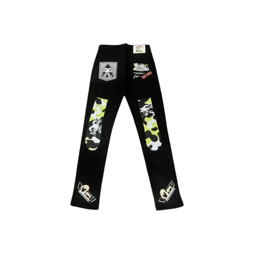 PWUE Черные Унисекс Джинсы