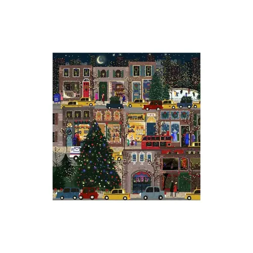 DUOMIAOYOU Зимний Снег Сцена Квадрат Полировка Светоотражающий ATMOSPHERE Пазл Stress Relief Игрушка Головоломки 500 шт. DMY JMPX 49