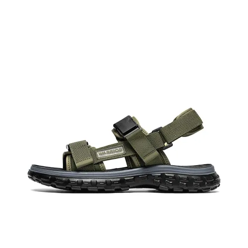 Warrior One Ремешок Сандалии Мужские Армейский Зеленый Черный