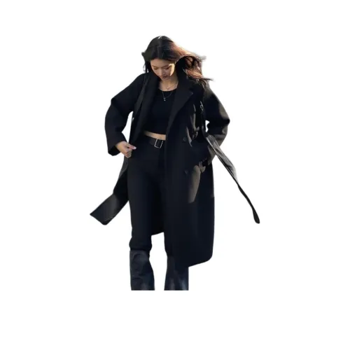 PEA Черное Женское Пальто