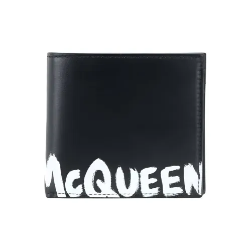Alexander McQueen Телячья кожа Кошелек Мужской Черный