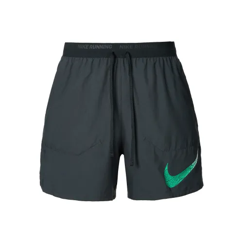 Nike Dri Fit Спортивные шорты Мужские Черный Черный Стадионный зеленый