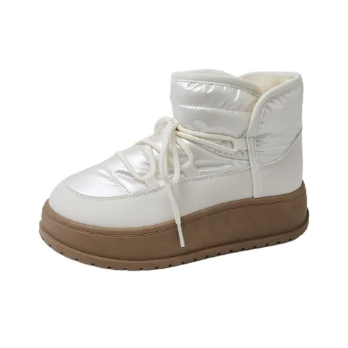 Lin's Travels Сноубутсы Теплоизоляционные Устойчивые к истиранию Низкий Топ Утепленная обувь Женская