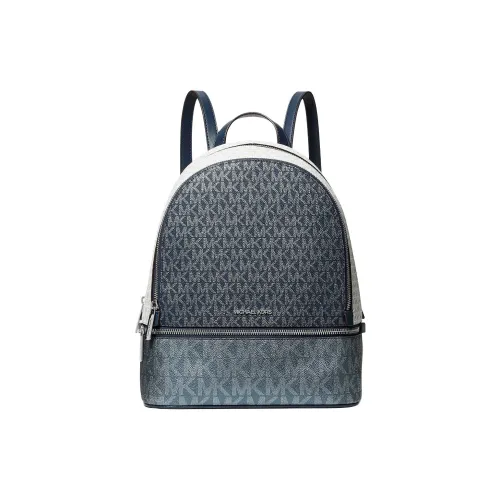 MICHAEL KORS Rhea Покрытый холст Рюкзак Средний Женский Морской синий