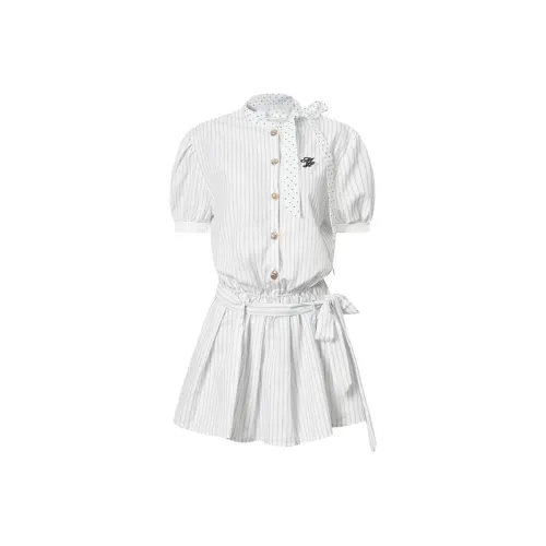 AFGGD Короткий рукав Платье Женское