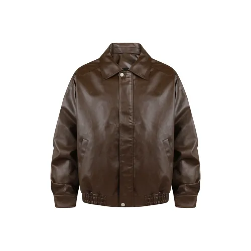 VS WHAT Кожа Куртка Мужская Женская