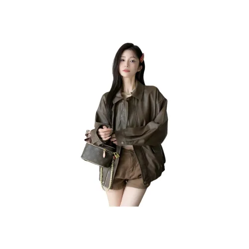 SEAR OFFICIAL Кожа Куртка Женская