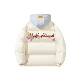 Бежевый Белый Красный [Серый Шляпа Стиль для Многослойности Эстетики]