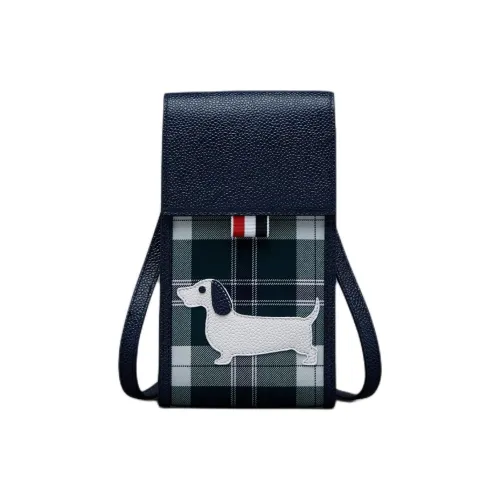 THOM BROWNE· Чехол для телефона из коровьей кожи мужской темно-зеленый