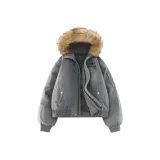 Речной камень серого цвета