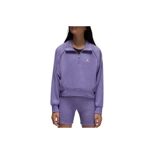 Джордан Свитшот Длинный Рукав Верх с Полуколье Детский