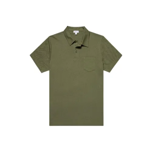 SUNSPEL Дымчато-зеленый Мужская Поло