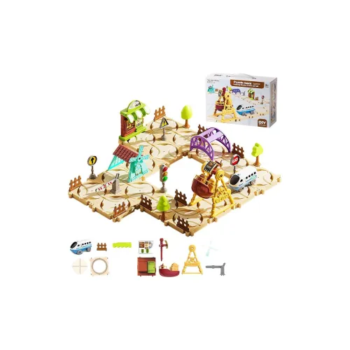 YISBRO Парк развлечений Хвост платья Дорожка Образовательный High Speed Хвост платья DIY Конструкторы Признание и Сопоставление Игрушки